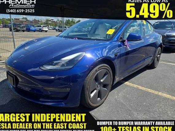 TESLA MODEL 3 2022 5YJ3E1EB9NF330663 image